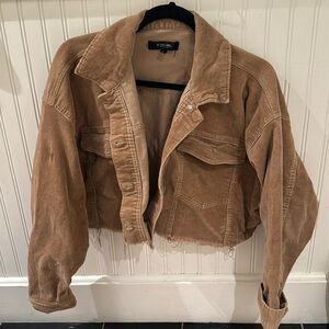 12th tribe Corduroy crop jacket, size L